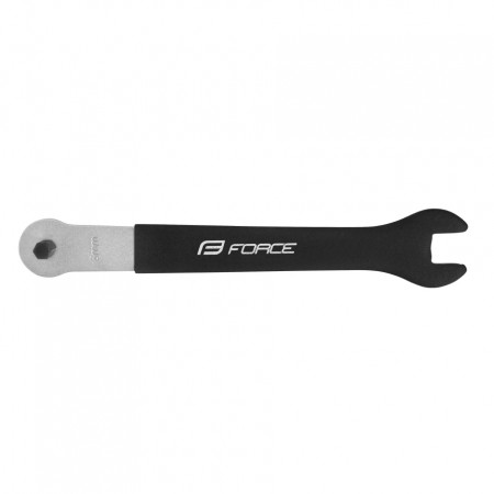 Ключ педальный Force, 15мм и шестигранником на 6/8 мм