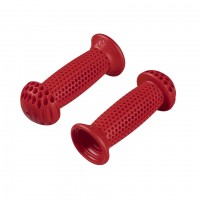 Ручки руля Progrip, резиновые, 100мм, красные, OEM