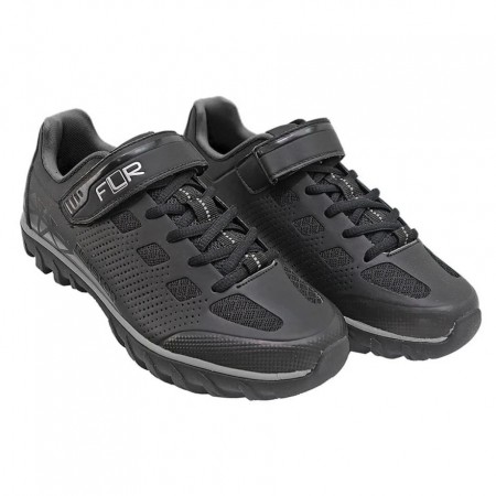 Велотуфли FLR Gravel-Offroad Rexston Black-Grey 39