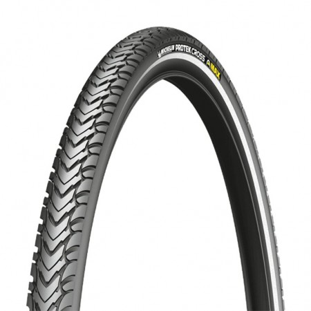 Покрышка 700x40C (42-622) Michelin PROTEK CROSS MAX (чёрный, светоотражающая полоса)