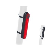 Фонарь задний Author Stake L 8M USB 30 lm R (чёрный / красное стекло)