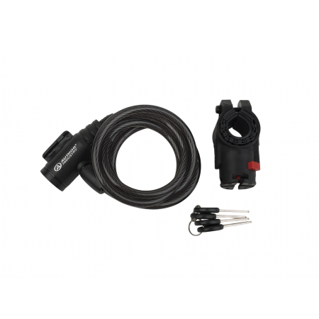 Велосипедный замок Author ASL-31 8 x 1500 мм (чёрный)