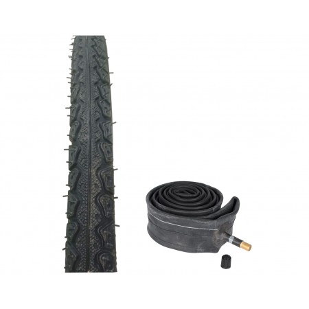 Велошина (камера AV + покрышка) 26x1.95" HARTEX