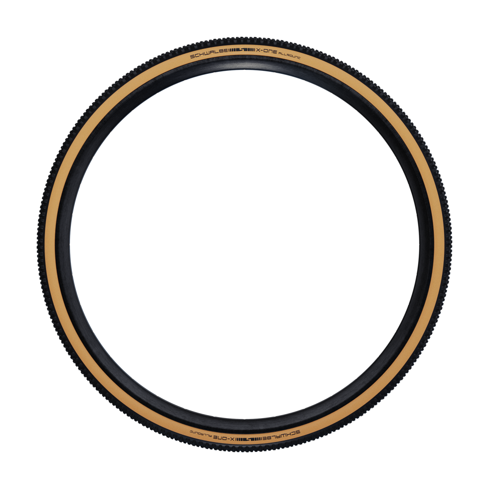 Велосипедная покрышка Schwalbe X-ONE ALLROUND 28x1,30 (33-622), RaceGuard, TLE, складная (Bronze Sidewall)