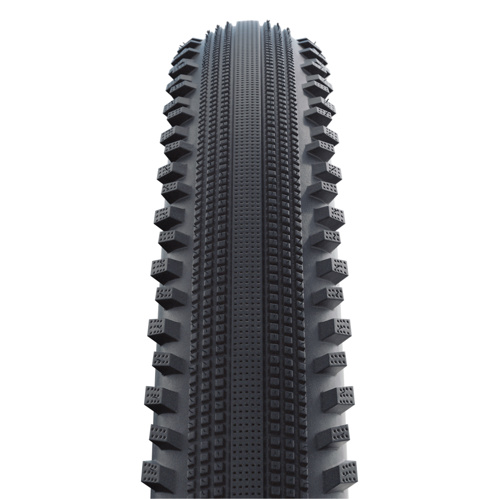 Велосипедная покрышка Schwalbe HURRICANE 29x2.40 (62-622), DD, GreenGuard (чёрный, светоотражающая полоса)