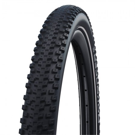 Покрышка велосипедная Schwalbe Advancer Hybrid 27.5x2.35 (60-584), Active, Green Compound, PunctureGuard, 50EPI, Black + reflex