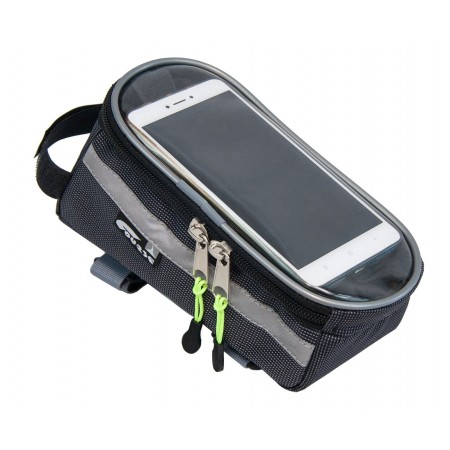 Велосумка Course Мастер на раму малая для смартфона (серый)