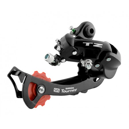 Переключатель задний Shimano Tourney RD-TZ500 GS на болт 6 скоростей (чёрный)