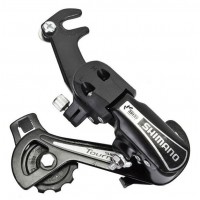 Переключатель задний Shimano Tourney TY21-B GS на ось 6 скоростей (чёрный)