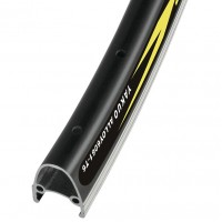 Обод велосипедный YKL-D1 26"*32H*14G, A/V, 520G/PC, чёрный