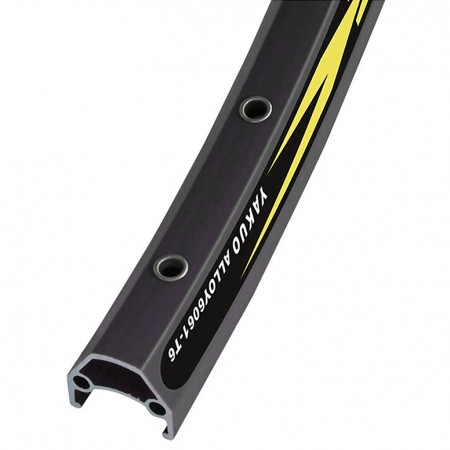 Обод велосипедный YKL-D23 29"*32H*14G, A/V, 570G/PC, чёрный пистонированный