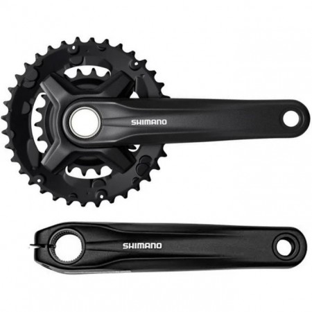 Система шатунов Shimano MT210 (черный/без защиты/170мм 46/30)
