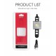 Фара передняя GACIRON W08J-80 80LM Micro USB 07-300168