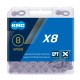Цепь KMC, X8 EPT, 8ск, 114зв., BOX