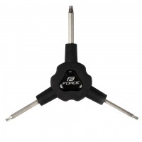 Ключ Force, Y-образный, torx на  T20/ T25/ T30, длина 145мм, черный