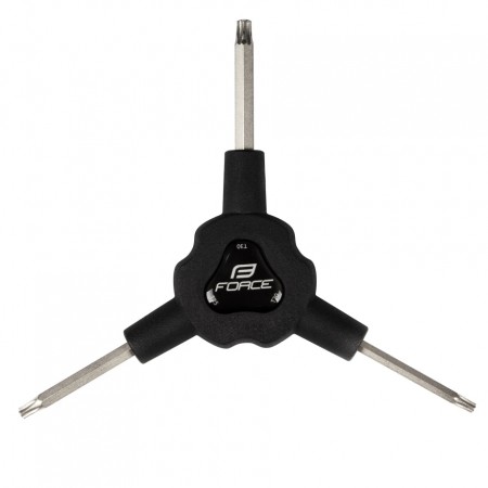 Ключ Force, Y-образный, torx на  T20/ T25/ T30, длина 145мм, черный