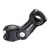 Вынос руля ZOOM TDS-D331-8 (L-105, -10°~+15°, чёрный матовый)