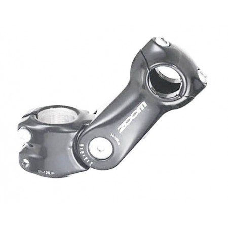 Вынос руля ZOOM TDS-D331-8 (L-105, -10°~+15°, серебристый)