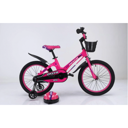 Детский велосипед DELTA Prestige 16" розовый