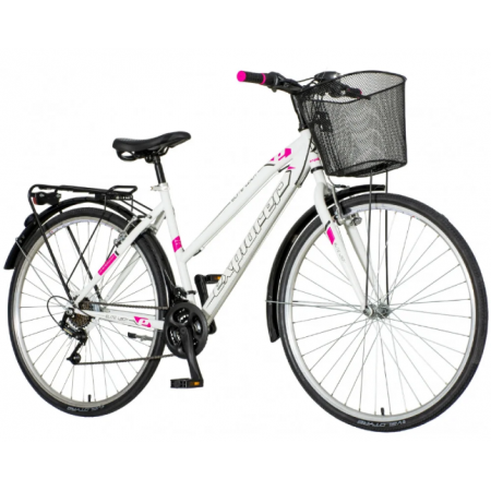 EXPLORER LADY S 28" Белый-розовый-черный
