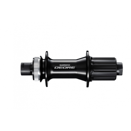 Втулка задняя Shimano Deore, M6010, 32 отв, 8-11ск, Center Lock, под ось 12мм, old:142мм, черный