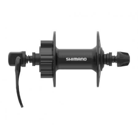 Втулка передняя Shimano TX506, 32 отв, 8/9/10ск, под диск 6-болт, QR:133мм, old:100мм, черный
