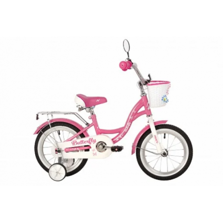 Novatrack Butterfly 14" розовый