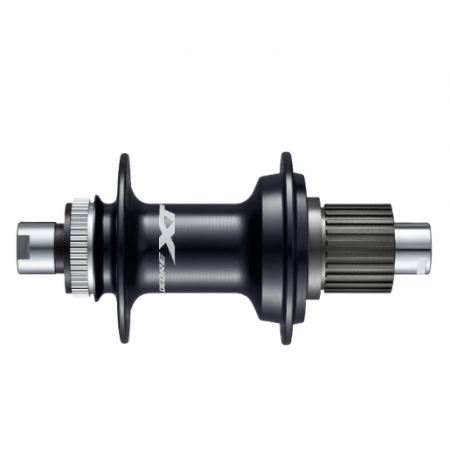 Втулка задняя Shimano XT, M8110-B, 32 отв, 12ск (M. Spline), Center Lock, под ось 12мм, old:148мм, черный