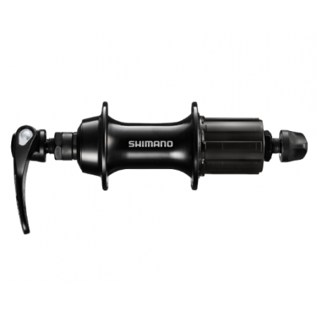 Втулка задняя Shimano RS300, 36 отв, 8/9/10ск, QR:163мм, old:130мм, черный
