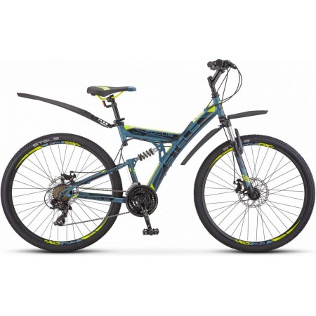 STELS Focus MD 27.5" 21-sp V010 Серо-желтый