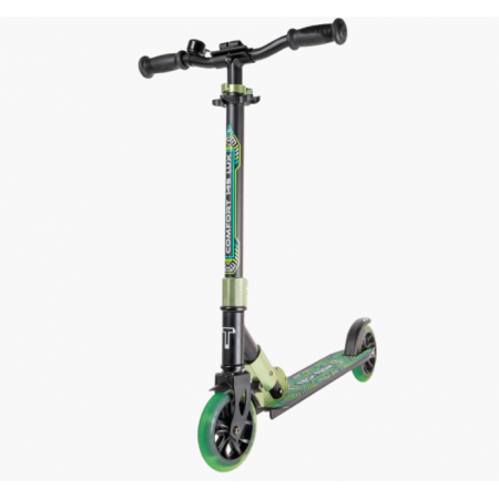 Самокат Tech Team COMFORT 145 Lux BLACK/DARK GREEN