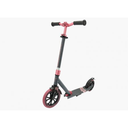 Самокат Tech Team JOGGER 230  СЕРЫЙ/РОЗОВЫЙ