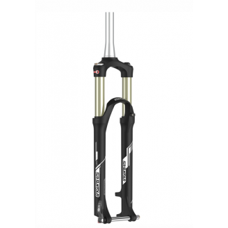 Вилка SR Suntour, 27,5" RAIDON XC RLR, 1-1/8" (TS), ход 120мм (воздушная), QR, Disc, черная лак