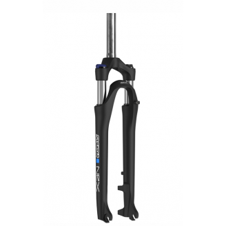 Вилка SR Suntour, 28" NEX HLO P 700C, ход 63мм, QR, V-brake, черный лак
