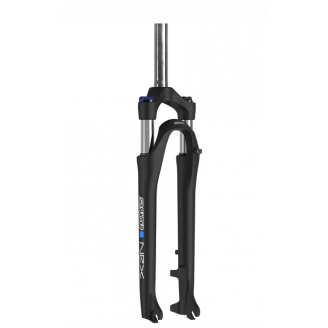 Вилка SR Suntour, 28" NEX HLO DS, 1-1/8" (TS), ход 63мм, QR, Disc, черная мат.