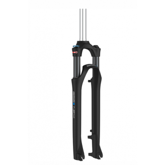 Вилка SR Suntour, 28" NRX-D-AIR LO DS, 1-1/8" (TS), ход 63мм (воздушная), QR, Disc, черная мат.