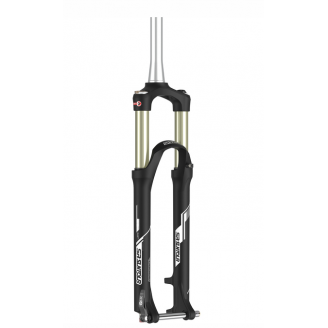 Вилка SR Suntour, 29" RAIDON XC RLR, 1-1/8" (TS), ход 100мм (воздушная), ось 15QL-100, Disc, черная лак