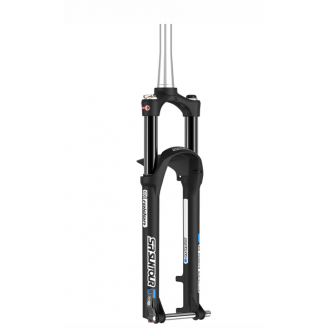 Вилка SR Suntour, 29" RAIDON32 Boost RLR, 1.5"на1-1/8"(CTS), ход 100мм (воздушная), ось 15QLC32-110, Disc, черная мат.