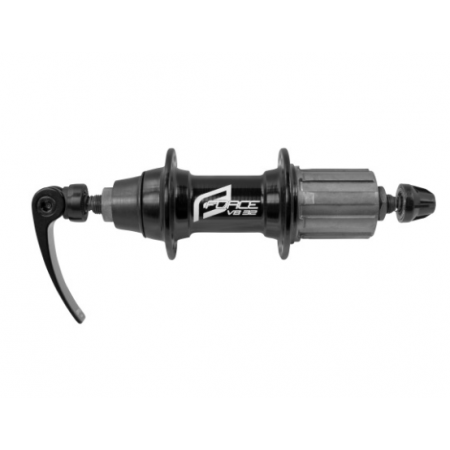 Втулка задняя Force, VB-32, HG 8-11ск., 32 отв., с резин. пыльниками, эксцетрик, черная