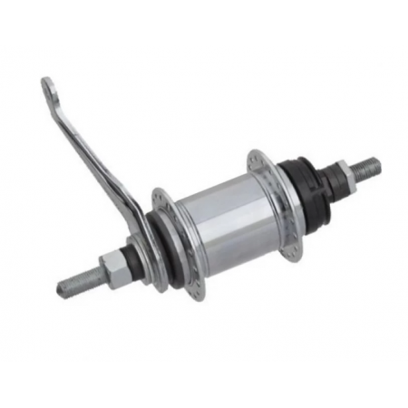 Втулка задняя Shimano, E110, 36 отв, 1ск, ножн. тор., б/уп. ( с к-т стопорное кольцо, фланцевая гайка, пыльник, овал+болт)