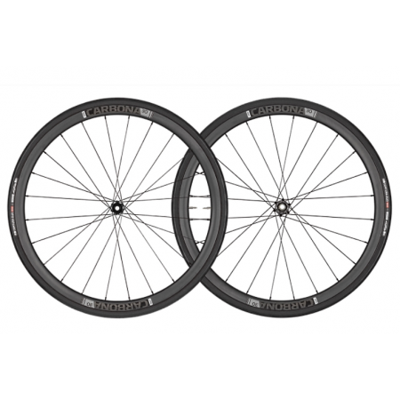 Колеса TUFO Carbona TG 50 CL, 28", карбон, клинчер, Disc C.lock, с покрышками Comtura DUO 25-622