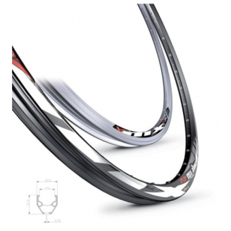 Обод Mach1, MX DISC 26, 559x17 (ERD 534), 32отв., AV, пист., disc, черный, 510гр