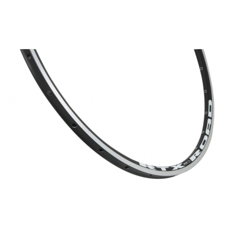 Обод Remerx, 28" RTX для однотрубок, 32отв, двустен, пистонир, для V-brake и клещевых тормозов, под FV, черный анодир, вес 460гр