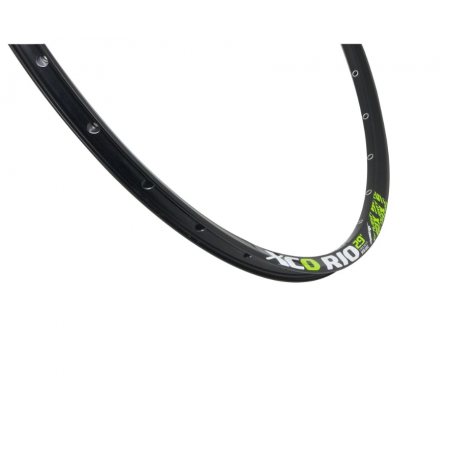 Обод Remerx, 28" XCO RIO 622x17 32отв, двустен, пистонир, для Disc, под AV, черный анодир, вес 410 гр
