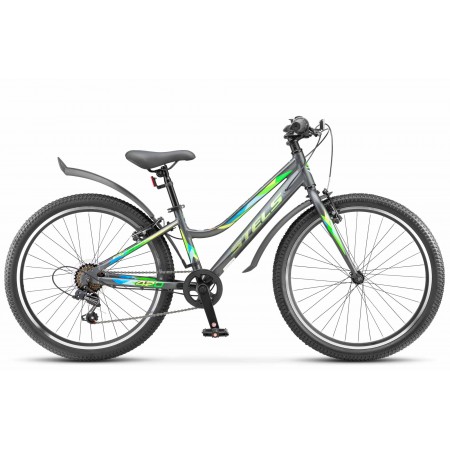 Stels Cristy 420 V 24 матово-серый/зеленый