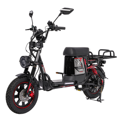 Электровелосипед Minako Titan 2.0 черный-красный
