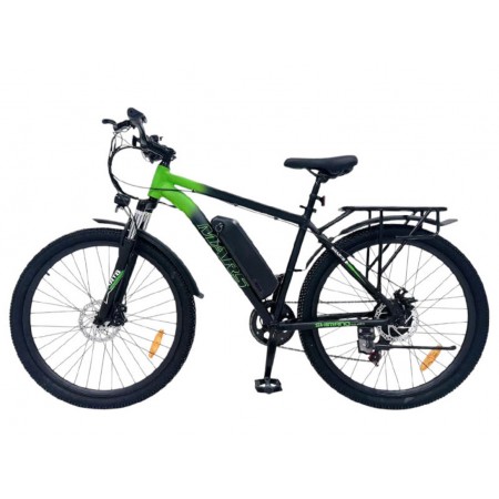 Электровелосипед Smart8 Mars Черно-зелёный