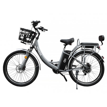 Электровелосипед Smart8 Venera серый