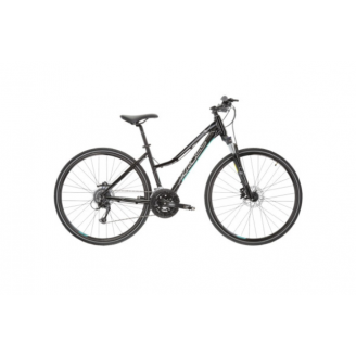 Kross Evado 5.0 D 28" черный/бирюзовый глянец