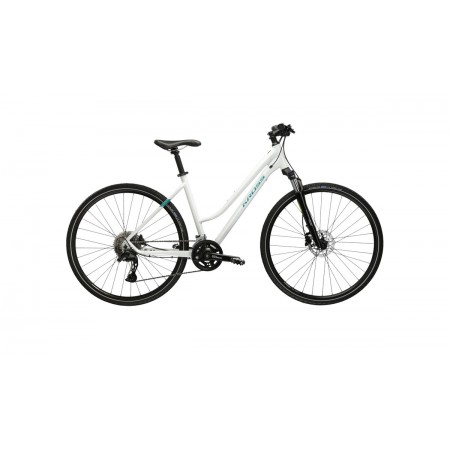 Kross Evado 7.0 D 28" белый/бирюзовый глянец